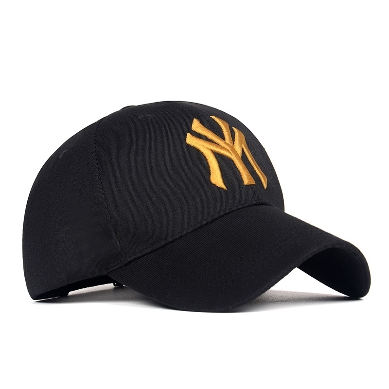 

Hat new men's women's outdoor Korean baseball spring and autumn sunscreen letter duck tongue couple leisure cap0, Pink ny black letter