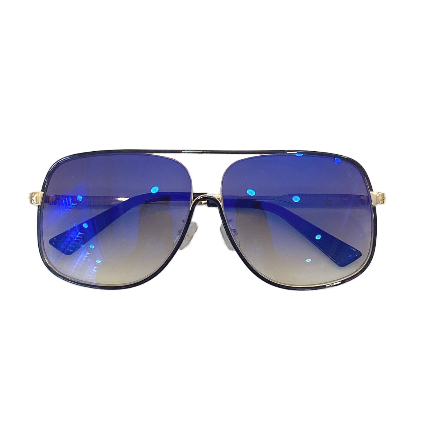 

Summer Sunglasses For Men and Women style 0841 Anti-Ultraviolet Retro Oval Rectangular Metal Full frame fashion Eyeglasses Random Box