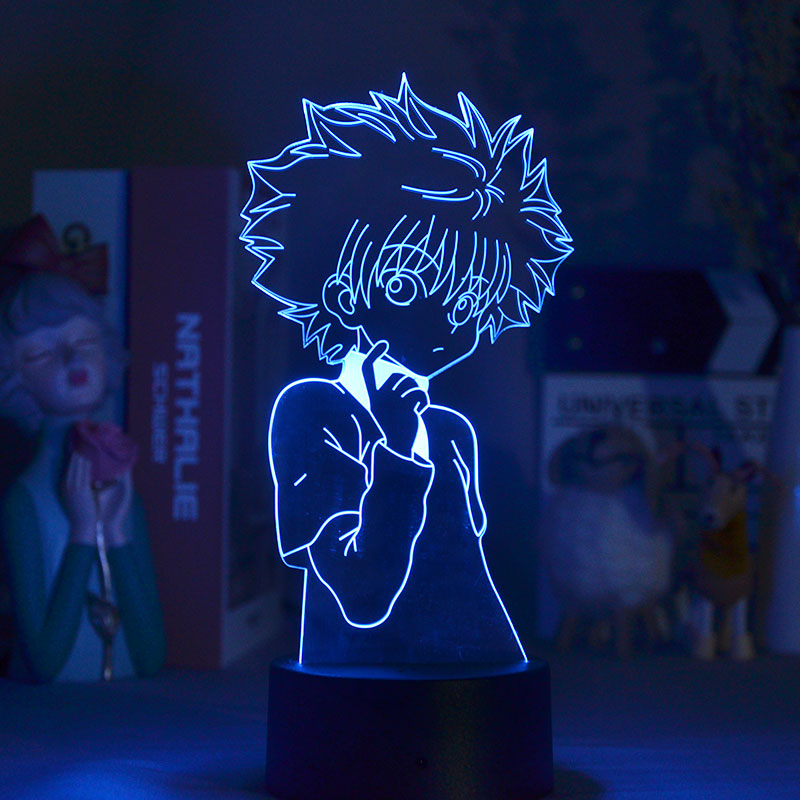 

3D Night Light Anime Hunter-X-Hunter KILLUA ZAOLDYECK Creative Kids Lamp Toys Child Bedroom Atmosphere Nightlights Decor Friend Birthday Gift