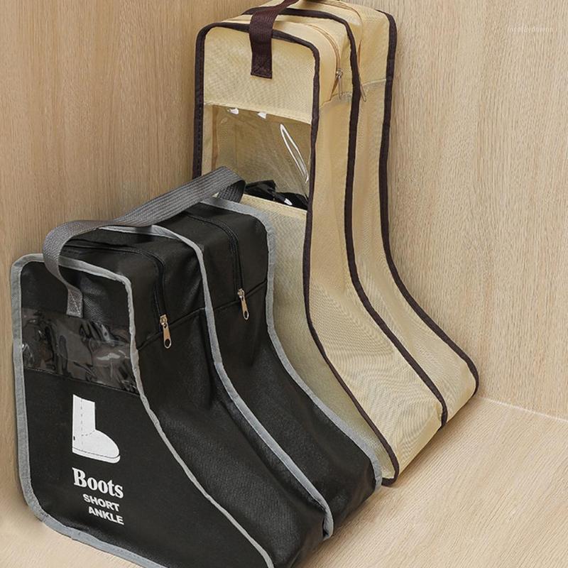 

Storage Bags 1pcs Long Riding Rain Ankle Boots Leather Shoes Bag Organizer Travel Eco For Black Beige Drop