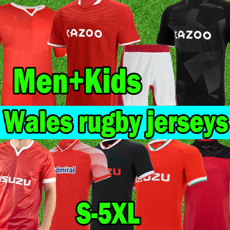 

2021 2022 wales rugby National Team Jerseys shorts short Cymru 21/22 Home Red Away Men polo T-Shirt E MEN kids Rugby Training Jesery Uniforms S-5XL, 7 19 20 home