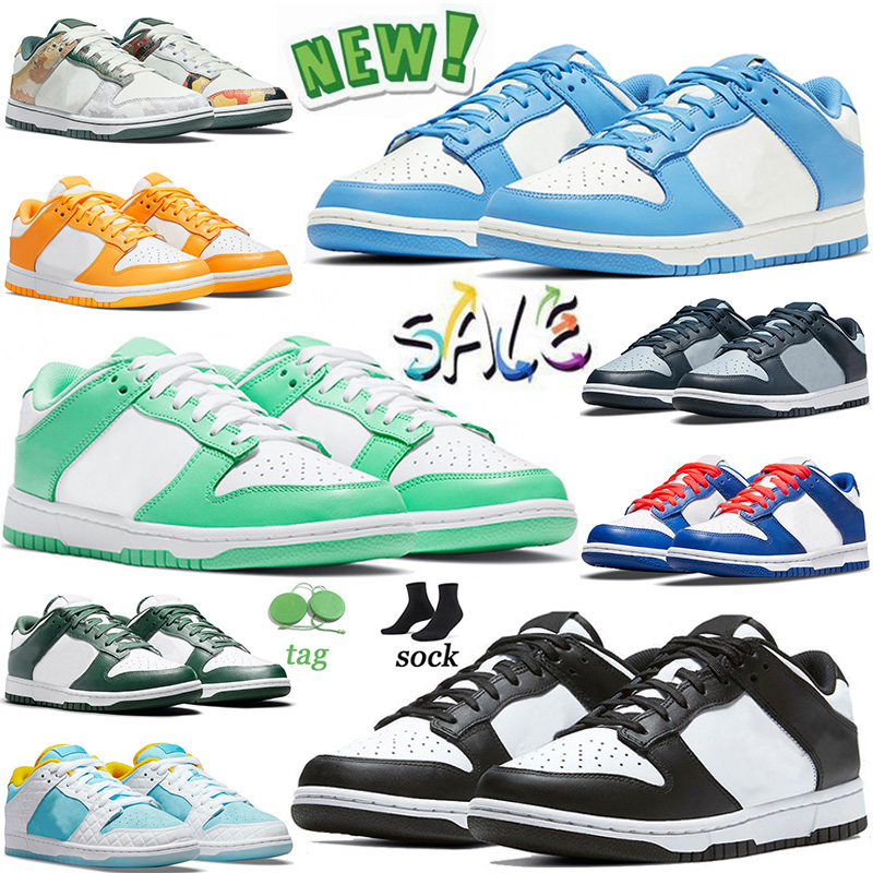 

Top Quality 2021 SB Dunk OG Dunks Low UNC Running Shoes Black White Green Glow Laser Orange Blue Off Mens Womens Skate Trainers Authentic Sneakers 36-45, B40 pink red white 36-40