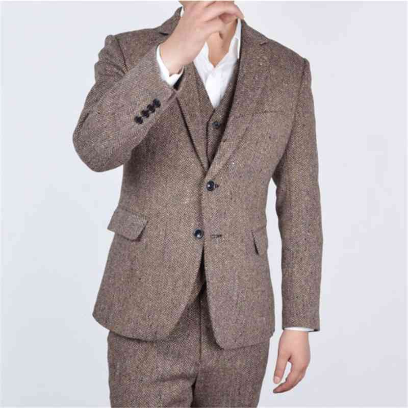 

Men's Suits & Blazers Esmoquin de novio solapa muesca hecho a measure, lateral ventilation suits paragraph hombres, Sponsor Blazer boda (cha), Picture style3
