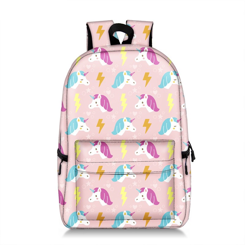 

Little rainbow pattern student print backpack high-quality, comfortable and large-capacity novel fun school trip play, Picture2