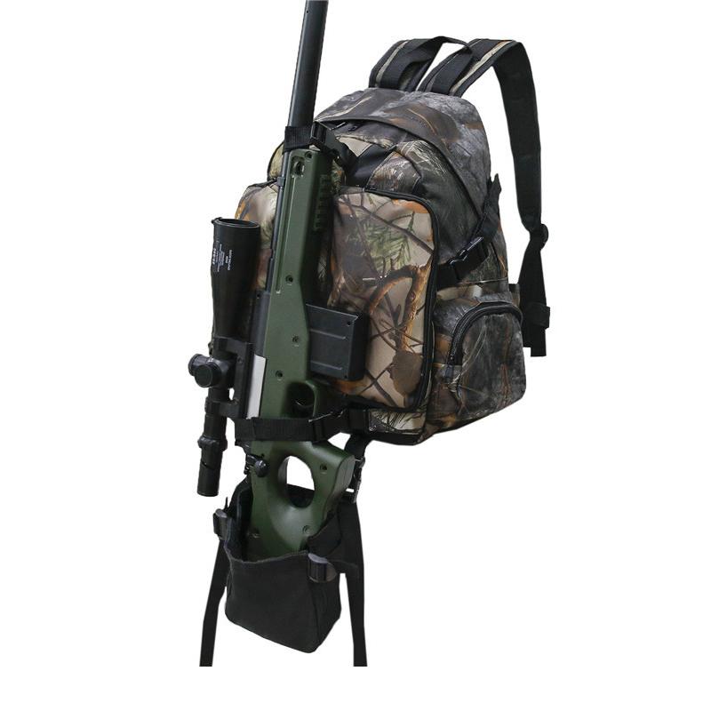 

Stuff Sacks Hunting Backpack Outdoor Rifle Daypack Tactical Sgun Gun Bag Sling Back Pack Bow And Carry System Camouflage, Realtree camouflage