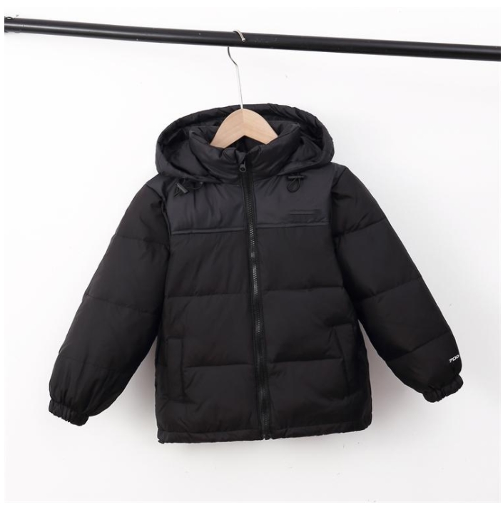 

Kids down coat autumn/winter joint small and medium-sized children's outwear printing full logo boys girls baby hooded jacket, 02