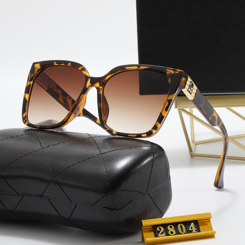 

2804 Designer sunglasses for men and women, XIN 7 color brand box packaging fashion visor