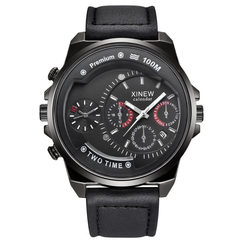 

Belt Watch Men Calendar Quartz Pack Forced Mens Watches Top Wristwatches, Blue