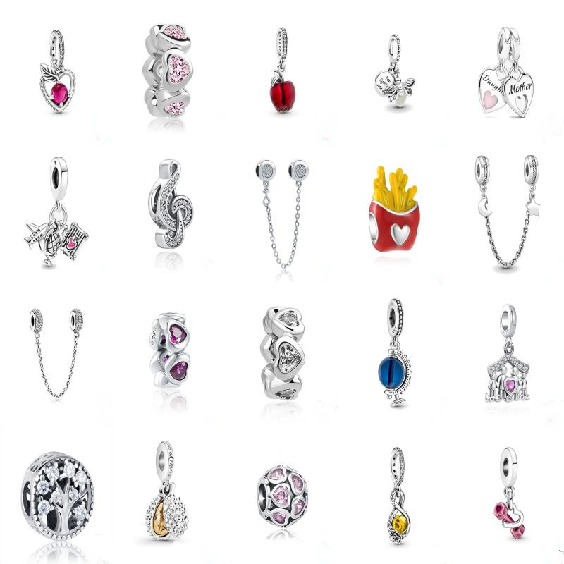 

Fit Pandora Charms Bracelet 925 Sterling Silver Infinity Hearts & Stars Love fashion luxury Couple Bead DIY Jewelry Making Berloque