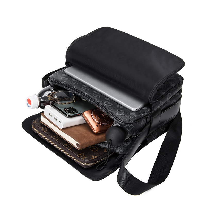 

Fashion Men Handbag Crossbody Shoulder bag printed Messenger bags black flower designer style Purse 35 colors Mobile phone storage Original picture contact me