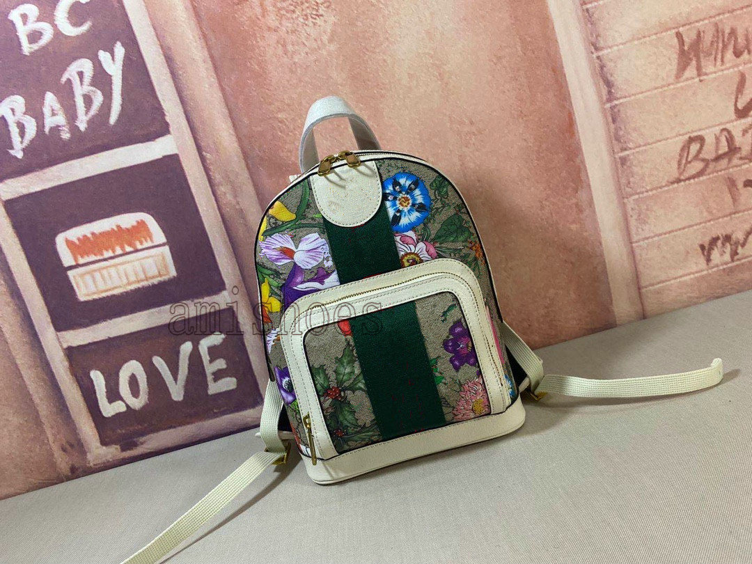 

Mens Ophidia Flora Small Bags Womens Stripes Backpack Wallet Briefcase Handbag Travel Bag Oxidized Luggage Business Totes 547965