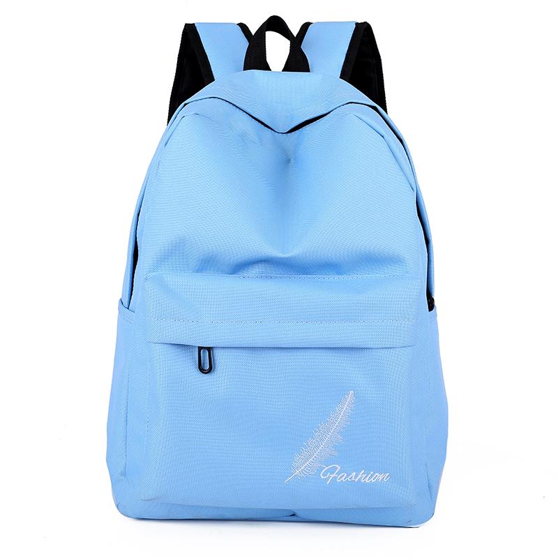 

Backpack 14-inch Compact, Stylish, High-volume School Junior And High, Sky blue