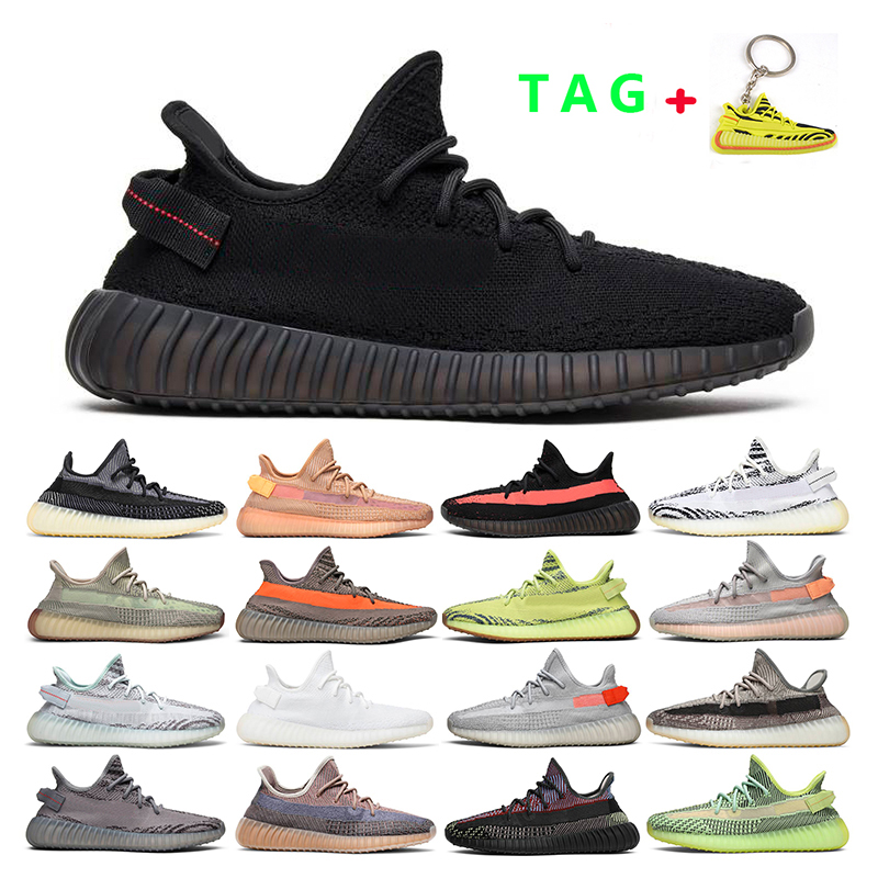 

kanye men women running shoes Ash Pearl Stone Sand Taupe Carbon Zebra black Yecheil Reflective Beluga Natural Cinder trainer outdoor sneakers with box, 14
