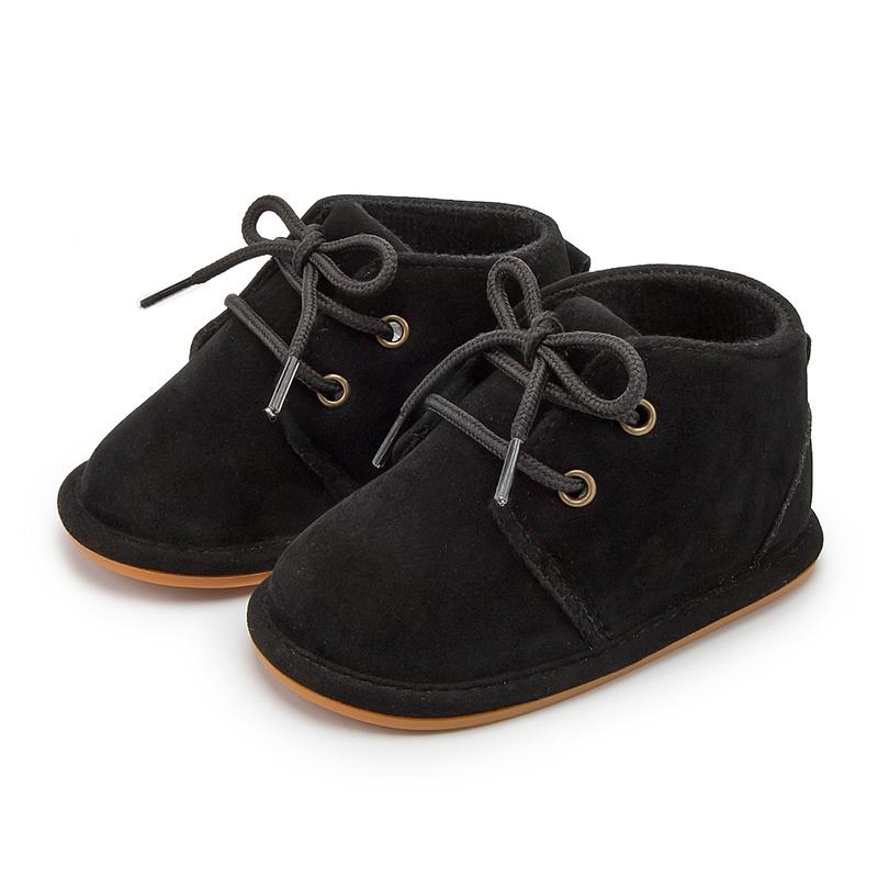 

First Walkers Baby Shoes Boys Girls Cotton Warm Autumn Winter Non-slip Soft-sole Rubber Toddler Infant Crib 0-18month