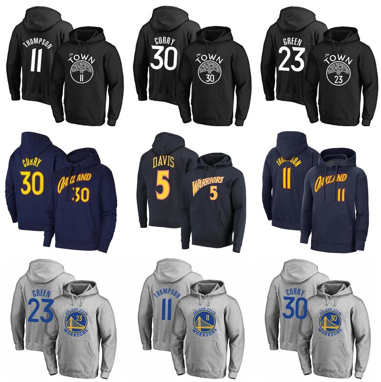 

Men Basketball Hoodie Stephen Curry #30 blue Locker Room Pullover Outdoor Hoodies, Blue;black