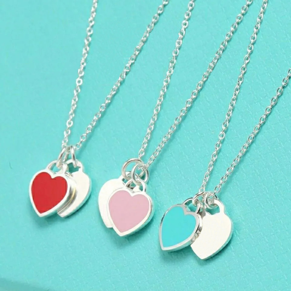 

tiff necklace pendant necklaces chokers female jewelry exquisite craftsmanship logo classic wholesale A variety of styles with packaging boxes, Golden;silver