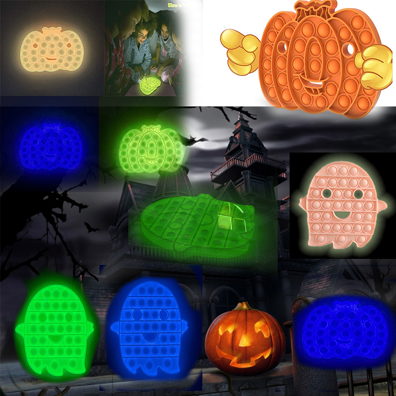 

2021Push Bubble Fidget it Toys Pet Cartoon Decompression Vent Toy for Girlfriend Adult Kids Halloween Christmas Gifts Keep Kid's Attention Parent-Child Interaction