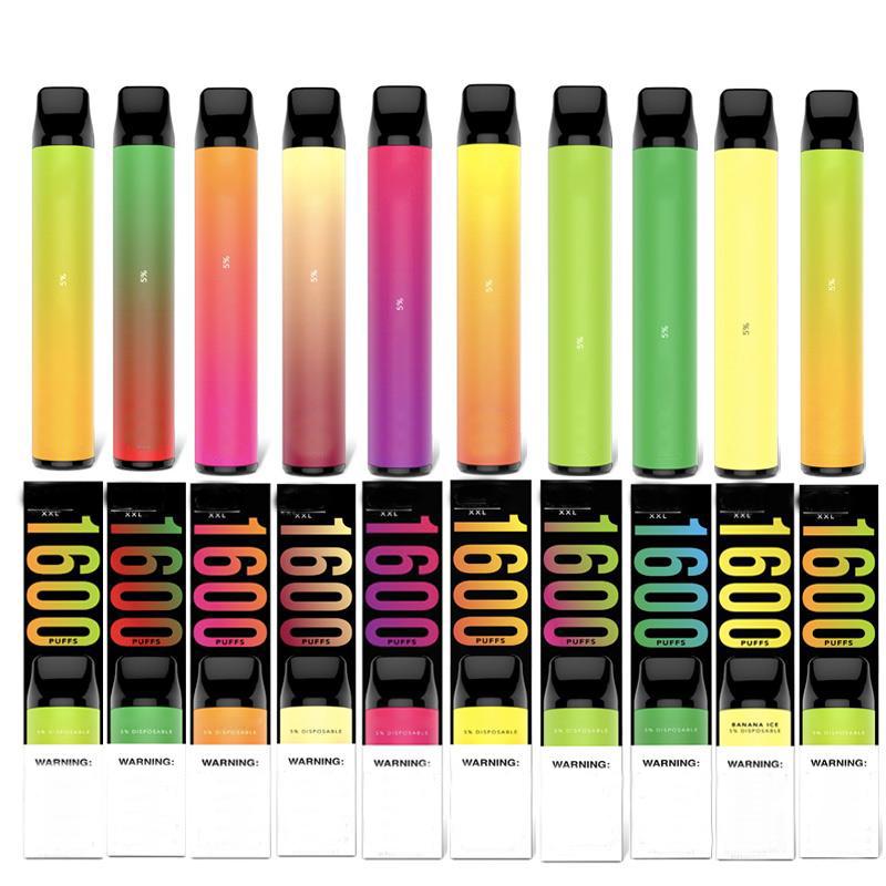 

puff xxl 1600 hits Disposable Pen Device Vape XXL pre-filled electronic Cigarette 42 Colors in stock competitive wholesale price