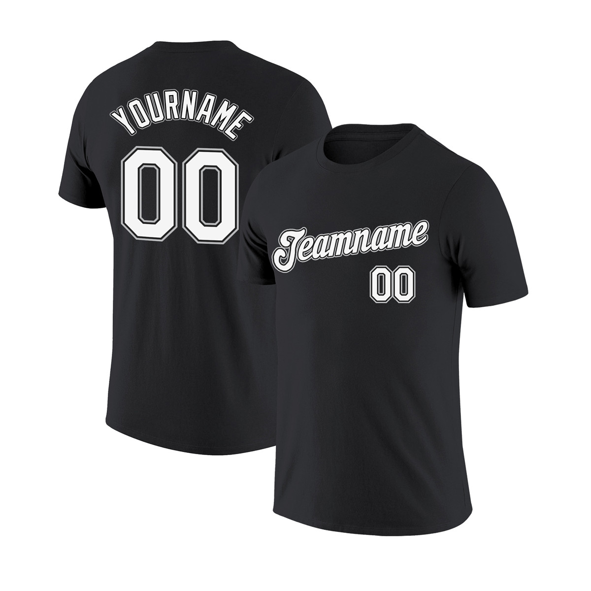 

Custom Tee Shirts Full Subliamted Your Name and Number Quick-dry Breathable Soft Sportswear for Men/Kids Outdoor Playing Any Colour
