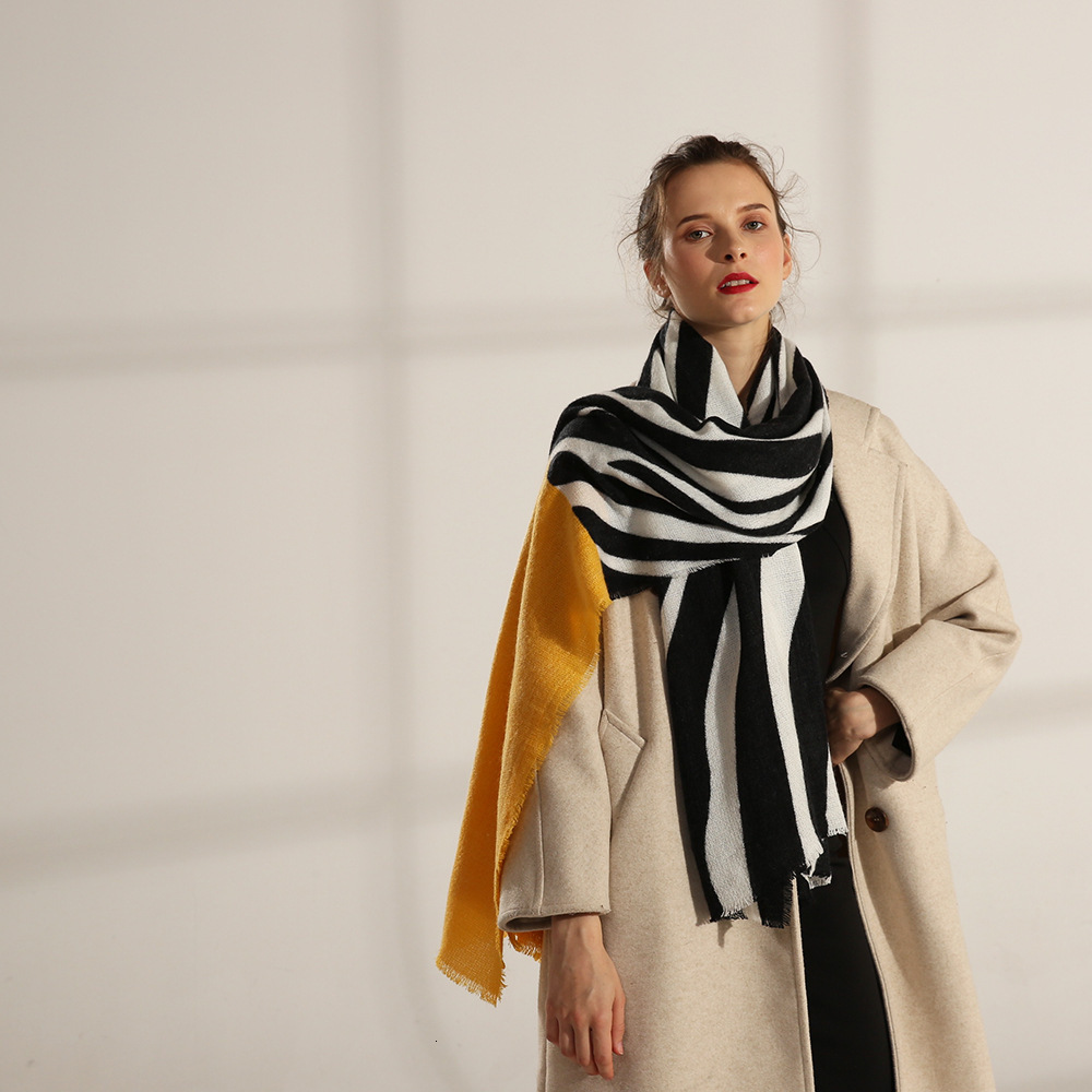 

2019z Family Imitation Cashmere Various Styles Thickened Warm Women's Shawl Medium and Long Fashion Scarf, Blue;gray