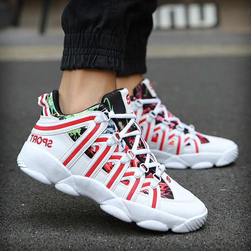 

cross-border top quality men women trainer sports size running shoes high-top men's four seasons casual sneakers white thick sole shoe couples code: 35-A11, Di1a7150