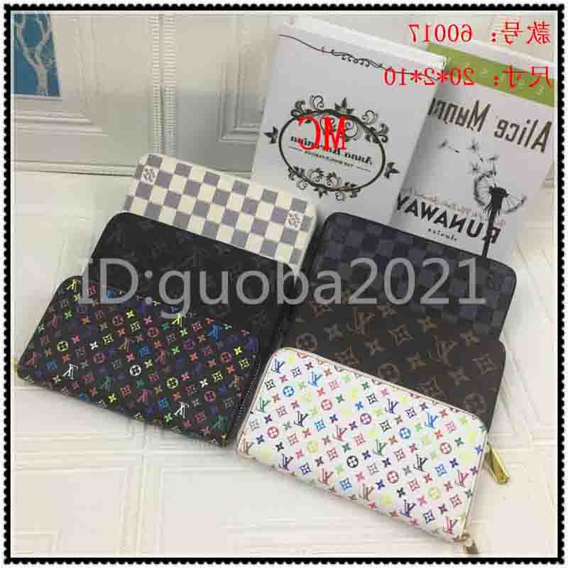 

LV Louis Bags Vitton wallet mens womens ID Holder leather card black purses small wallets Luxury purse 5748, Red;black