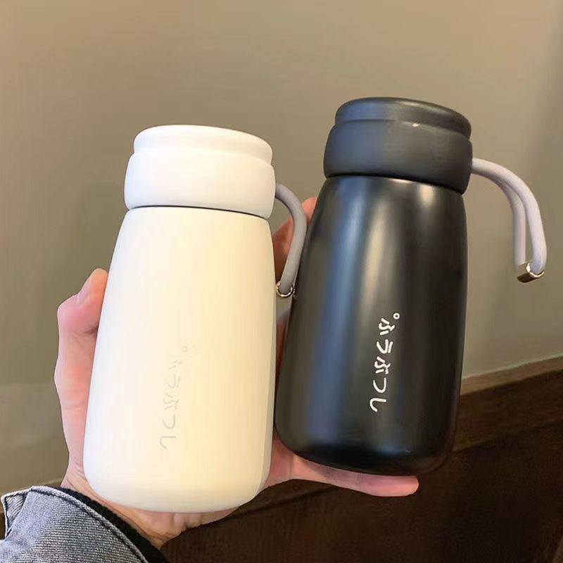

Water Bottles Japanese Style Vacuum Flask Coffee Tea Cup Large Capacity Stainless Steel Couple