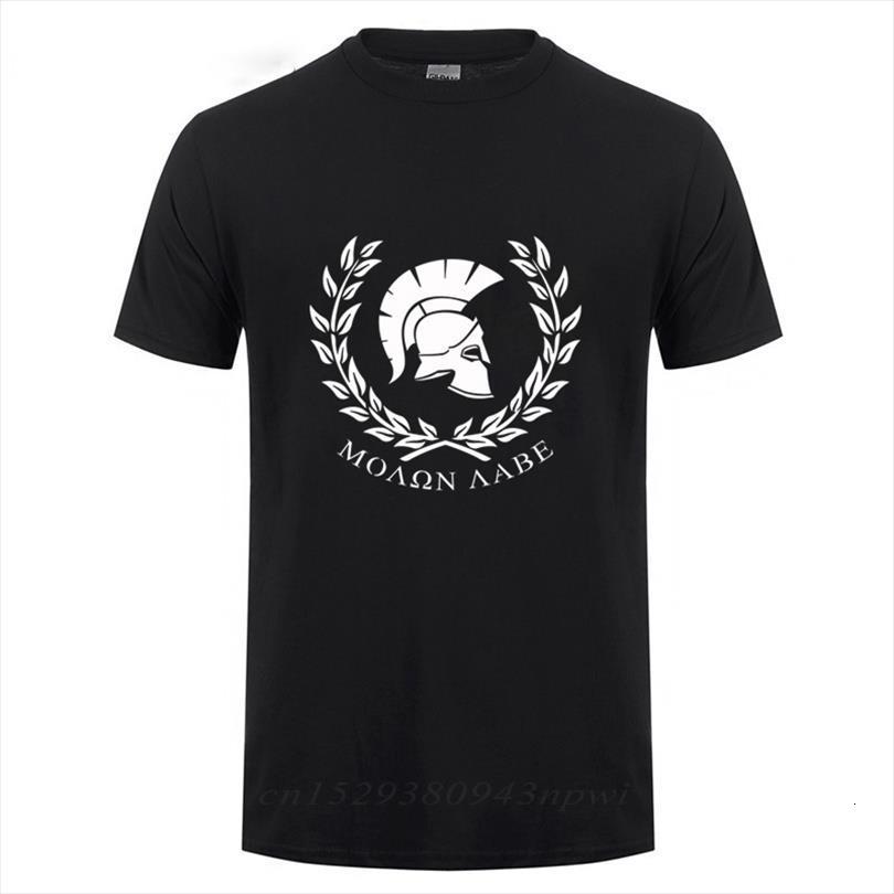 

molon labe warrior sparta mens t shirt personaily clothing streetwear casual plus size loose short sleeve o neck cotton, White;black