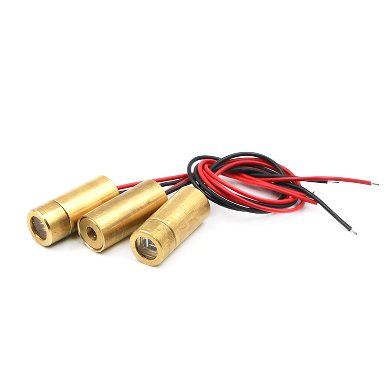 

Laser head 650nm 9mm 3V 50mW Laser Cross Diode Module Red Copper Head