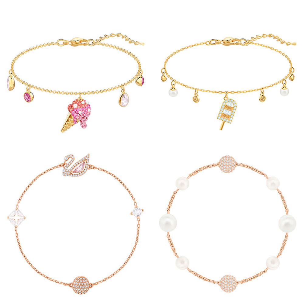 

Hand catenary South Korea's tiktok, fashion, personality, net, red beads, bracelet, hand chain., Black