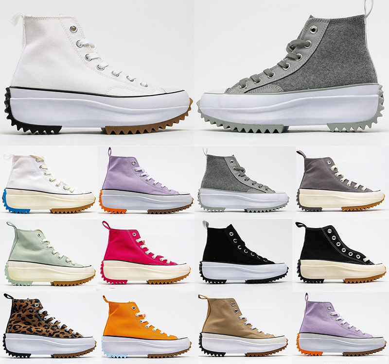 

[With box]Preferential 2021 British clothing brand joint casual shoes Chuck Run Star Hike 970S super sponge cake zigzag bottom fashion high-top canvas sneakers, Customize