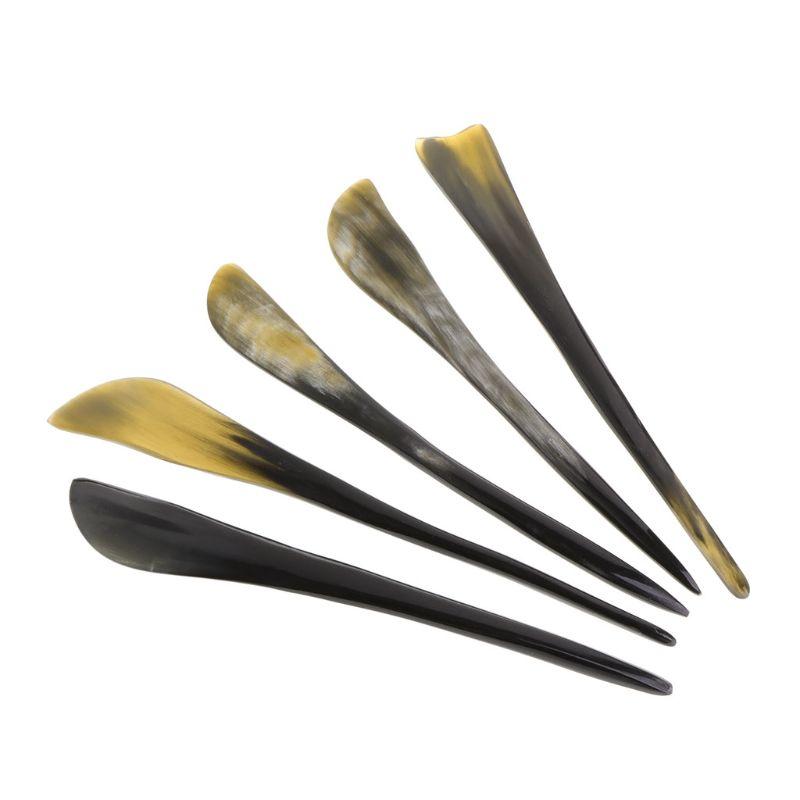 

Hair Clips & Barrettes Vintage Hairpin Chinese Ancient Updo Style Retro Natural Ox Horn Headwear C1FE, Golden;silver