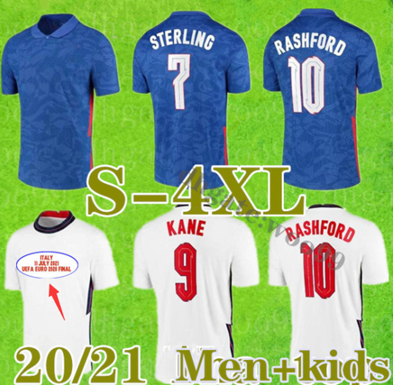 

large size:XXXXL 2021 final soccer jerseys match details FODEN KANE RASHFORD STERLING MOUNT SANCHO GREALISH 21 22 UK football shirt men kids, Black;yellow