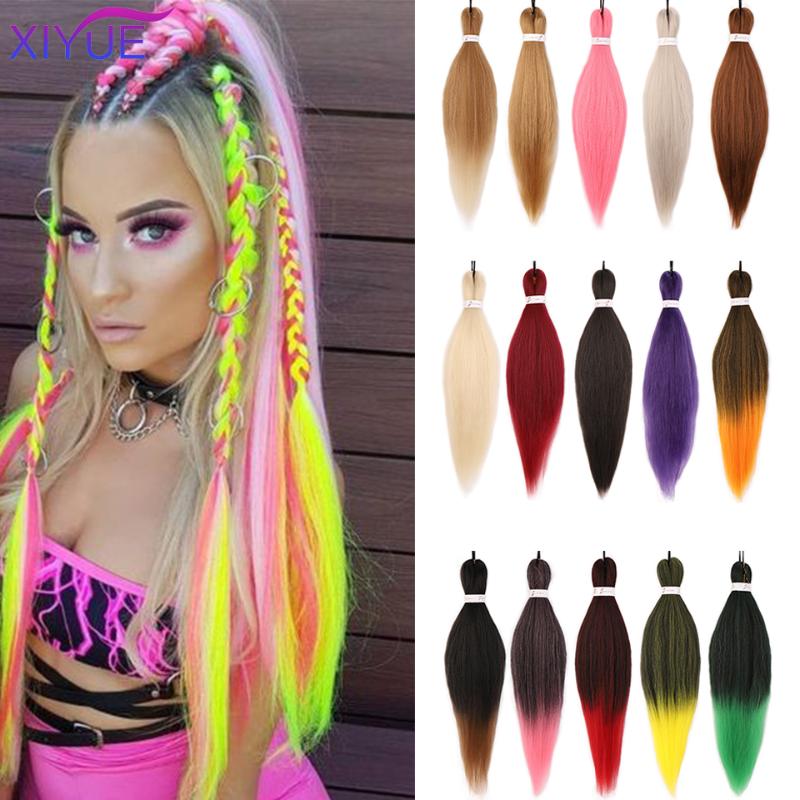 

Human Ponytails XIYUE 26Inches Pre Stretched Professional Braiding Hair Perm Yaki Jumbo Braids Soft Synthetic Water Easy Braid Free Gif