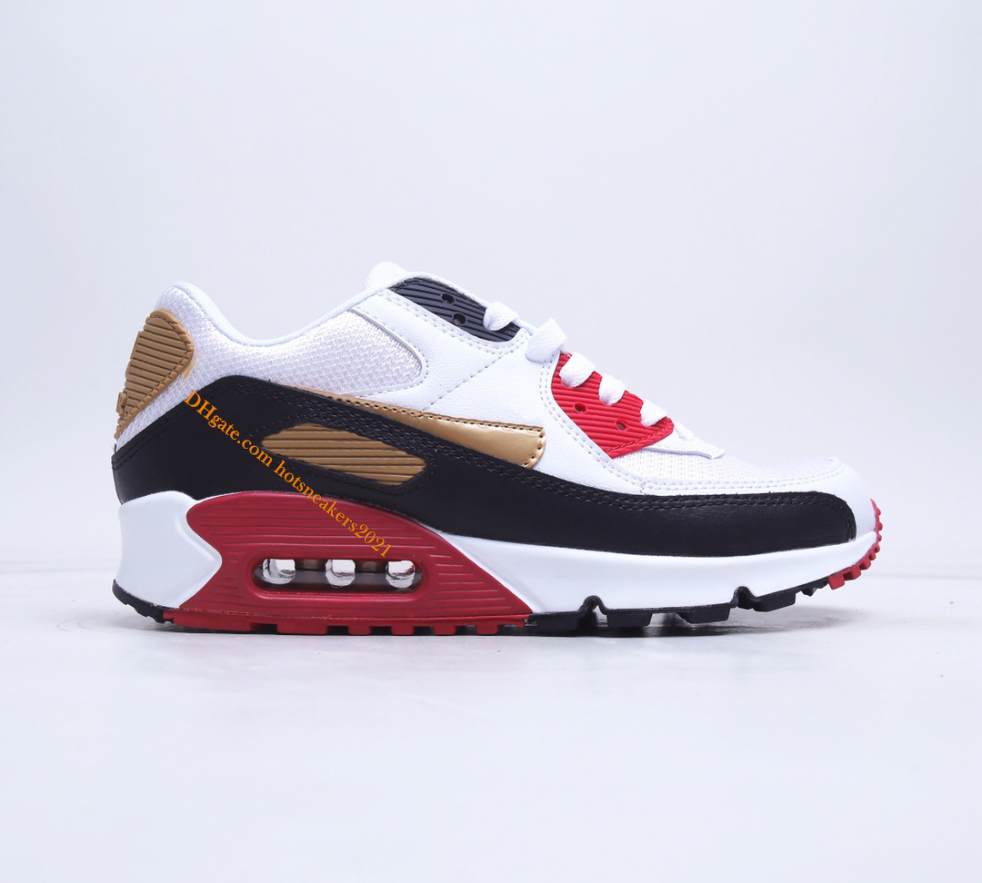 

Top Quality 90 90s Running Shoes UNC triple black bright crimson OG volt michigan white gum ultramarine trainer womens mens sports237S, 01