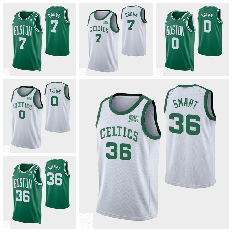 

BostonCelticsMEN Basketball Jayson Tatum 75th Marcus Smart Marcus Smart Anniversary Diamond Kelly Green Jersey, Black