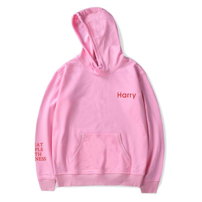 

Harry Styles Treat People With Kindness Letter Pattern Popular Men/Women Casual Hoodies Sweatshirts Harry Printed Jacket Coat, Navy