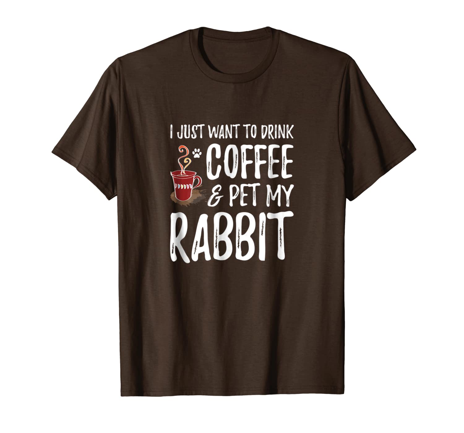 

rabbit lover coffee t-shirt funny bunny mom gift, White;black