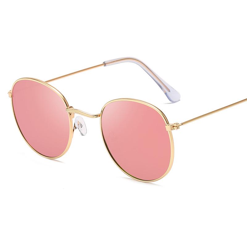 

Sunglasses 2021 Classic Small Frame Round Women/Men Brand Designer Alloy Mirror Sun Glasses Vintage Modis Oculos