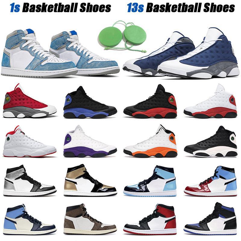 

Men Basketball Shoes Jumpman 13s Flint 13 Black Cat 1 Hyper Royal University Blue Silver Toe Dark Mocha 1s Mens Sports Sneakers 2021 Niokie