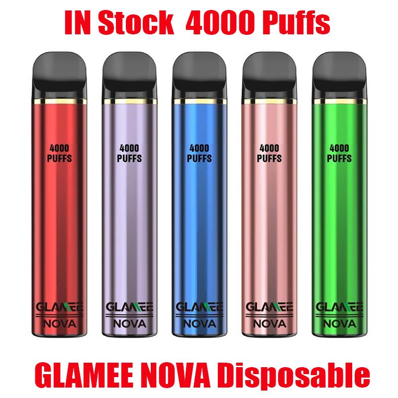 

Authentic GLAMEE NOVA Disposable Device Cigarettes 4000 Puffs 16ML Pre-Filled Vape Pods 2200mah battery aviliable bang xxl plus