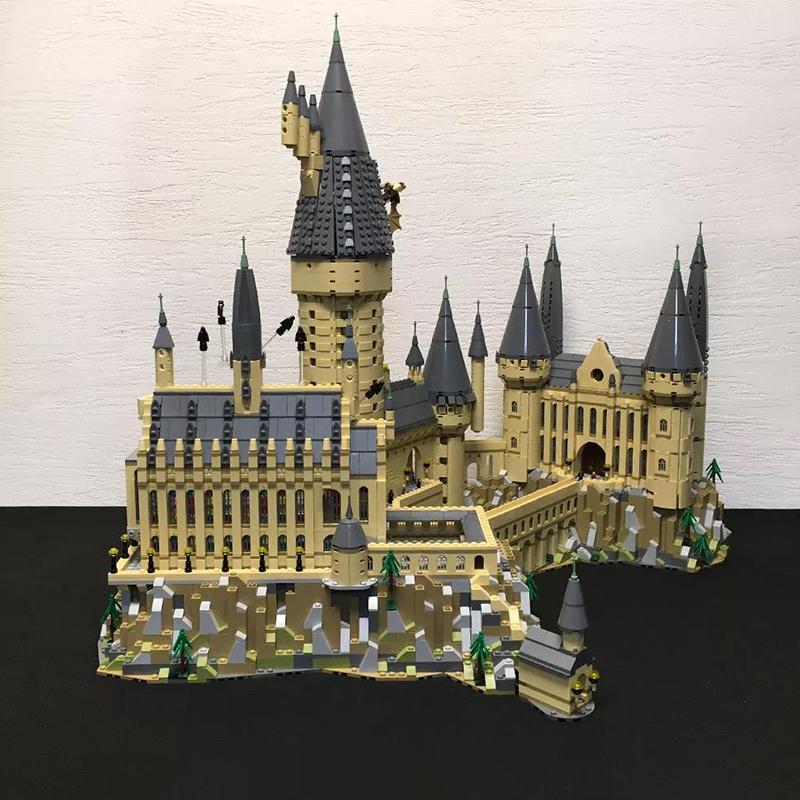 

Fast Shipping 16060 Porter Movie Series 6020Pcs Magic Castle with 71043 Building Blocks Bricks Toys Gifts