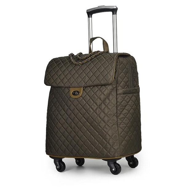 

Designer Luggage bag portable travel Trolley Bags on wheels rolling luggage woman Handbag Trolley Suitcase Carry-on bags travel backpack