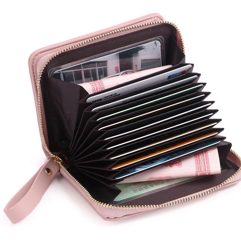 

Card Holders Credit/Bank/ID Holder Wallet Women/men Red/black/pink/green/gray Zipper/hasp Multifunction Business Female/male