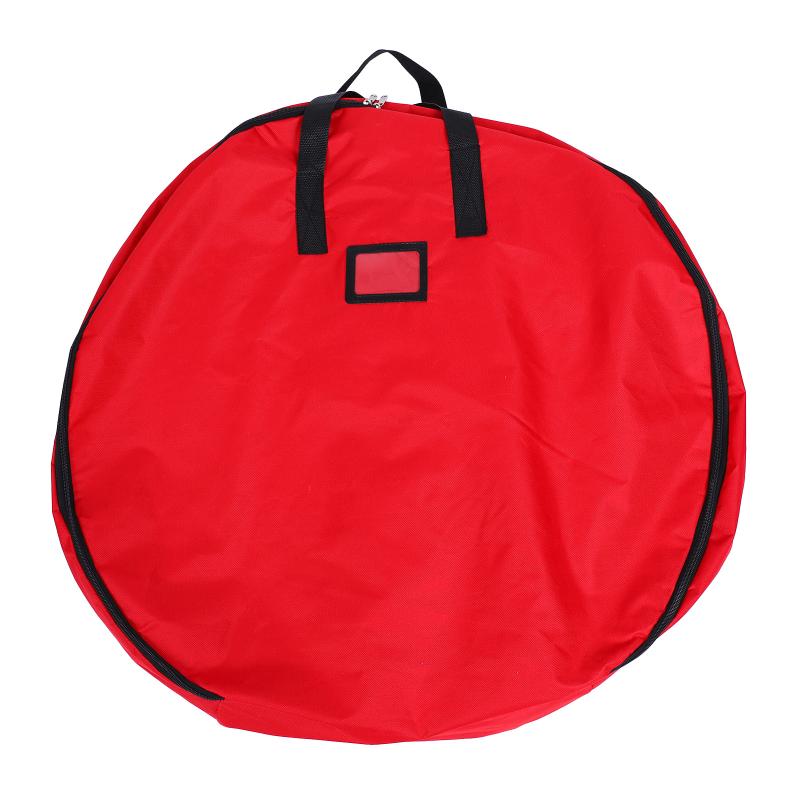 

Storage Bags 1pc Xmas Bag Festival Wreath Round Oxford Cloth Gift