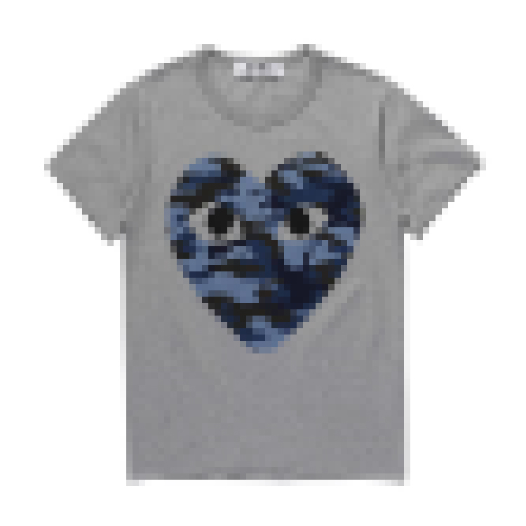 

New Unisex CDG PLAY Camo Heart A Bathing A Ape Sports Cotton Crew Neck T-shirt S-XL, 18