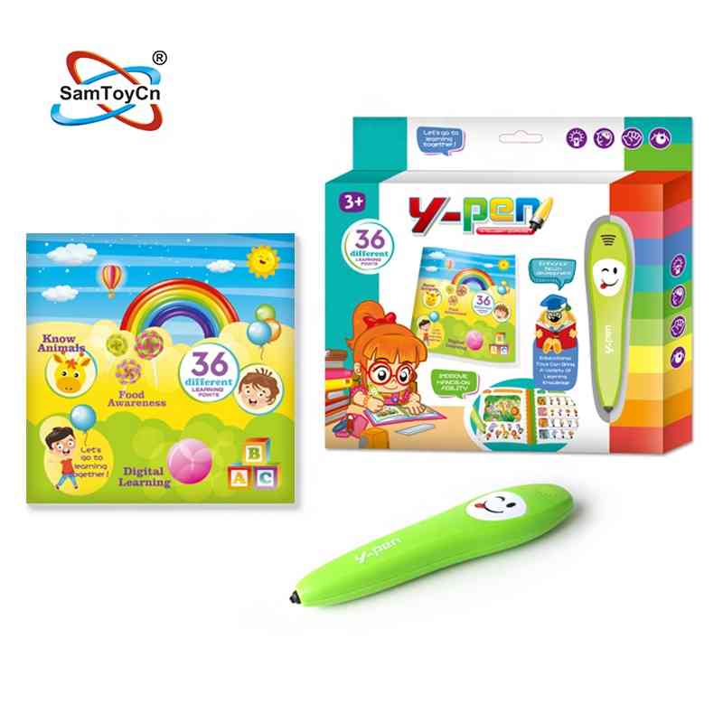 

OEM Customization Children Educational Toy English Learning Smart Point Touch Talking Pen Books for Kids