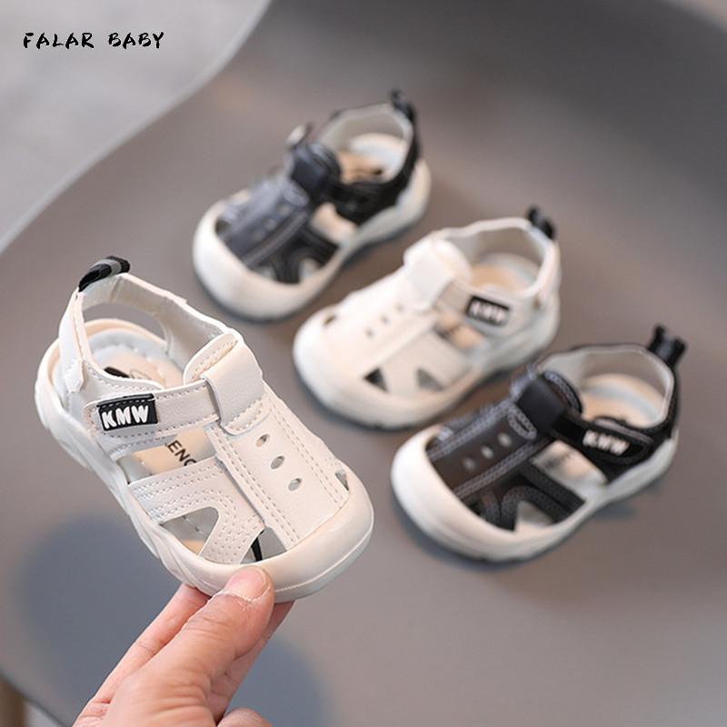 

Sandals Born Toddler Shoes Baby Boy Girl First Walkers Casual Beach Sport Soft Sole Children Infant Summer White, Black