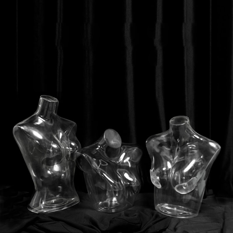

Underwear Mannequin Transparent Plastic Display Underwear 3D Hollow Model