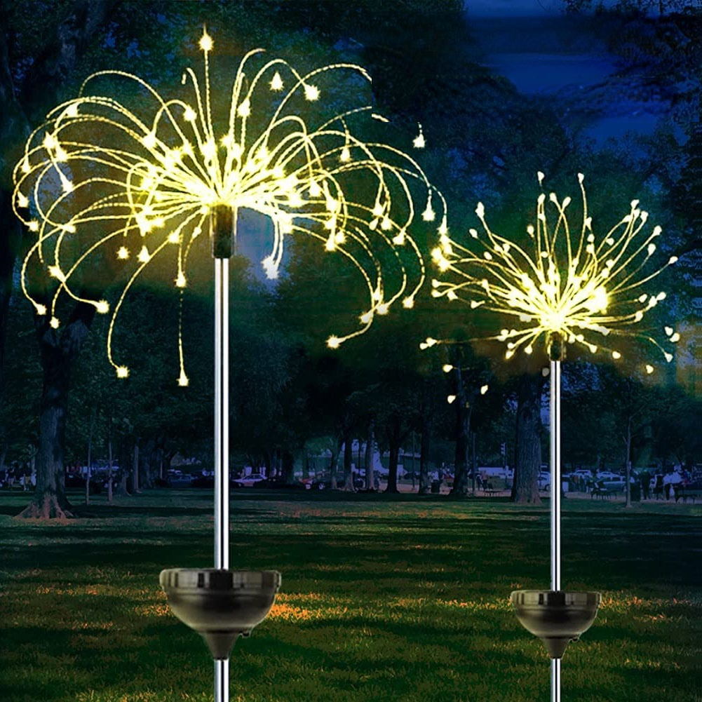 

Solar Firework/Dandelion Lights Outdoor Waterproof DIY String Light LED Fairy Lights for Garden Lawn Landscape Holiday Lights